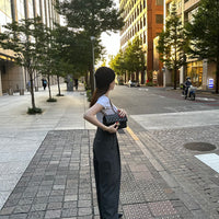 Highwaist Tuck Pants White (020)9月末納期 予約注文6/25まで