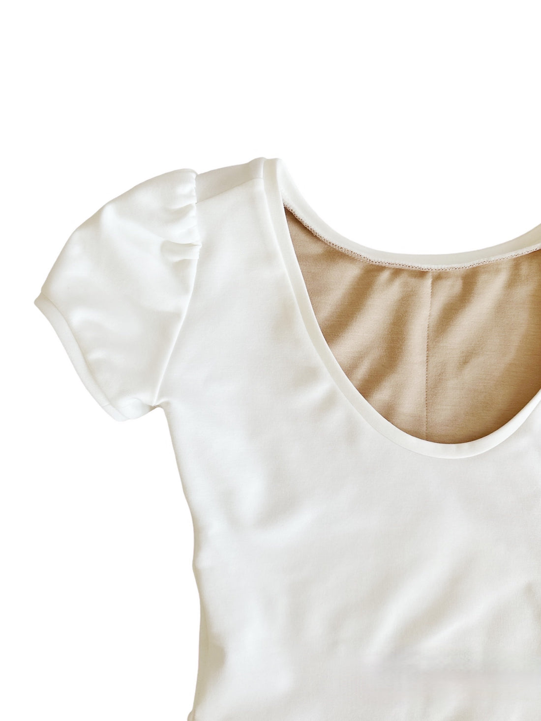 Paloma Puff Sleeve Body Suits ホワイト Puff Sleeve Body Suits – Paloma