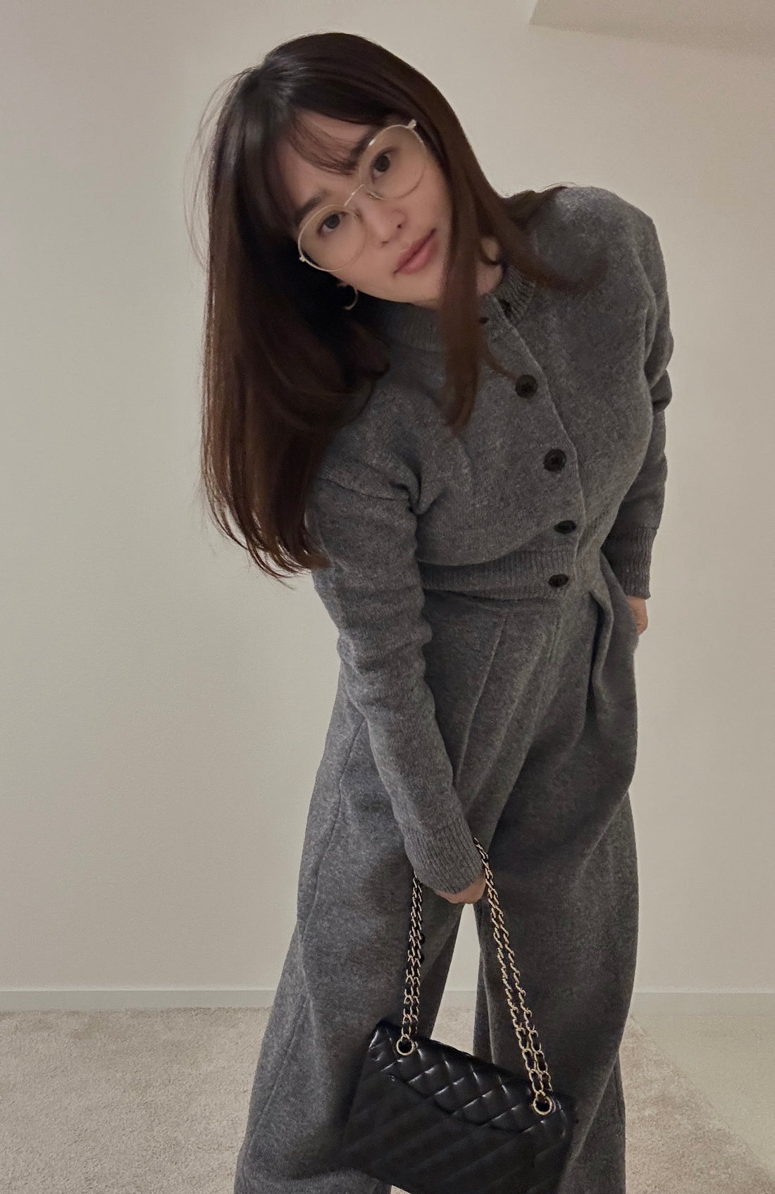 Wool Knit Tuck Pants(No.024)