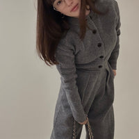 Wool Knit Tuck Pants(No.024)