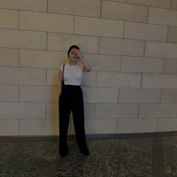 Wool Knit Tuck Pants