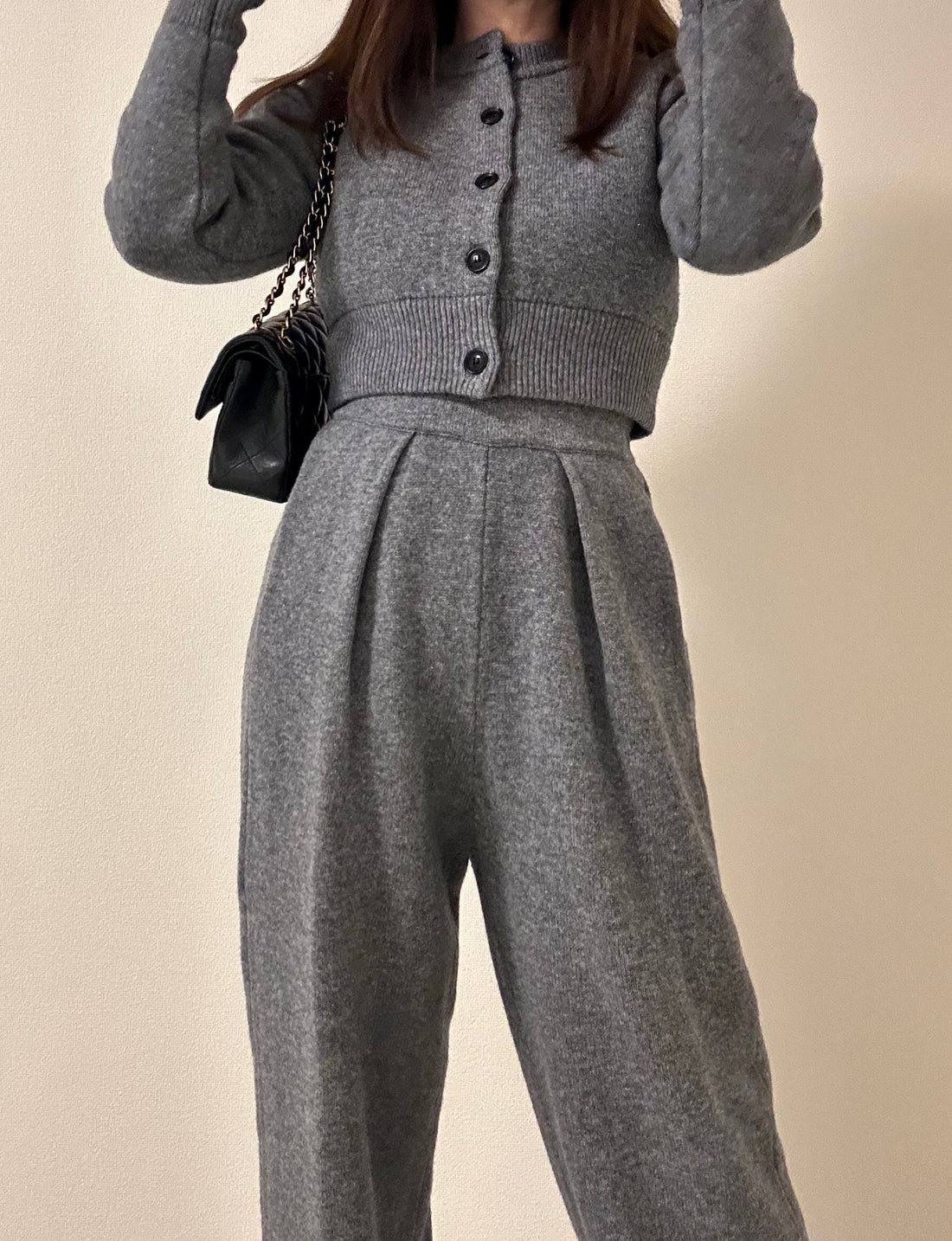Wool Knit Tuck Pants(No.024)