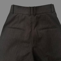 HighWaist Tuck Pants Gray(No.016)