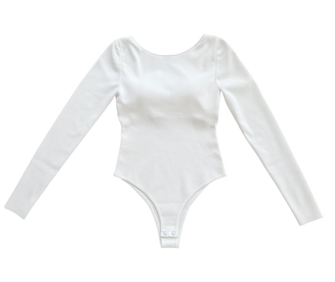 Knit Body Suits /White (No.005)