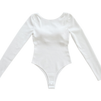 Knit Body Suits /White (No.005)