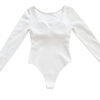 Knit Body Suits /White (No.005)