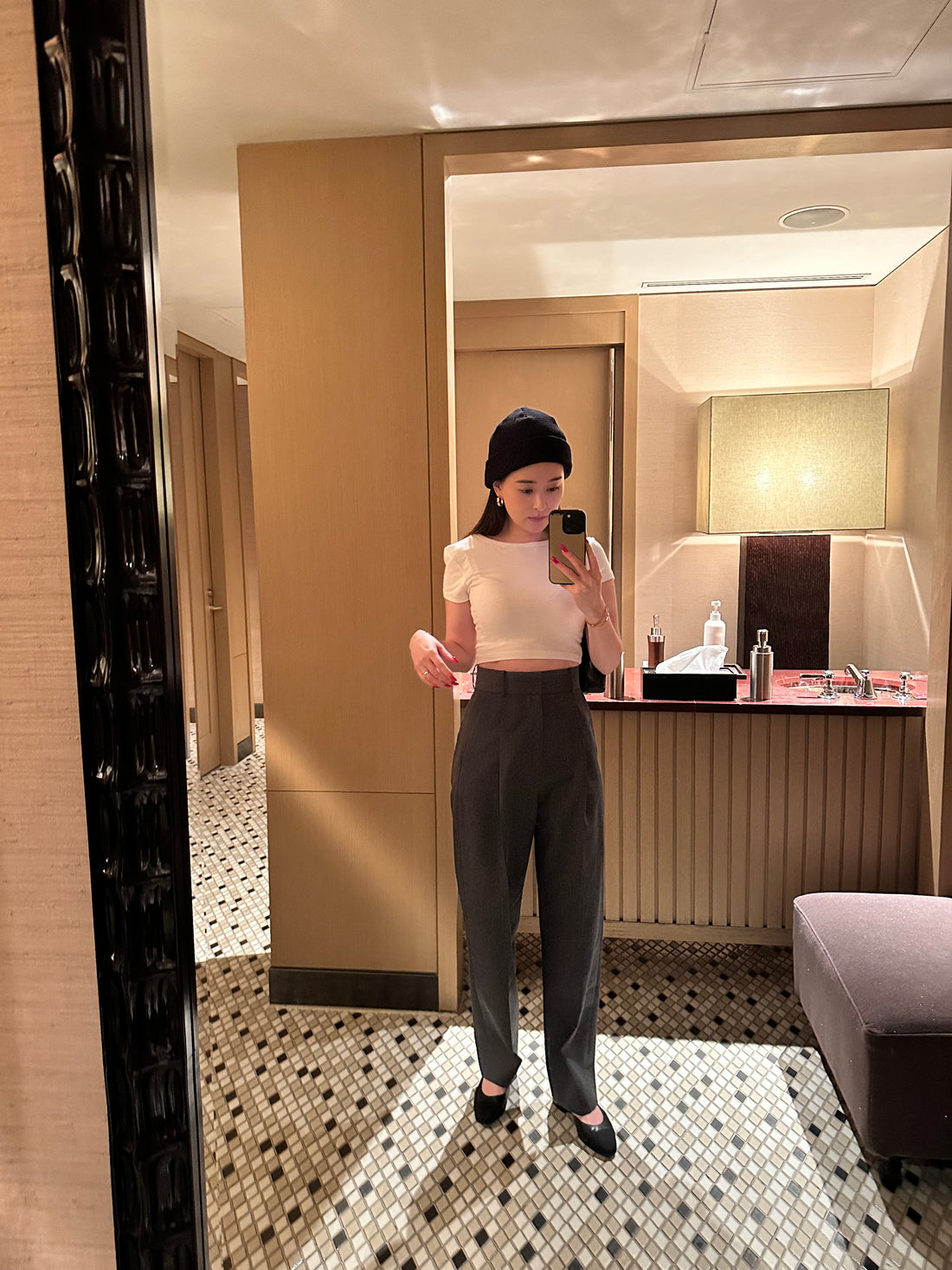 HighWaist Tuck Pants Gray(No.016)