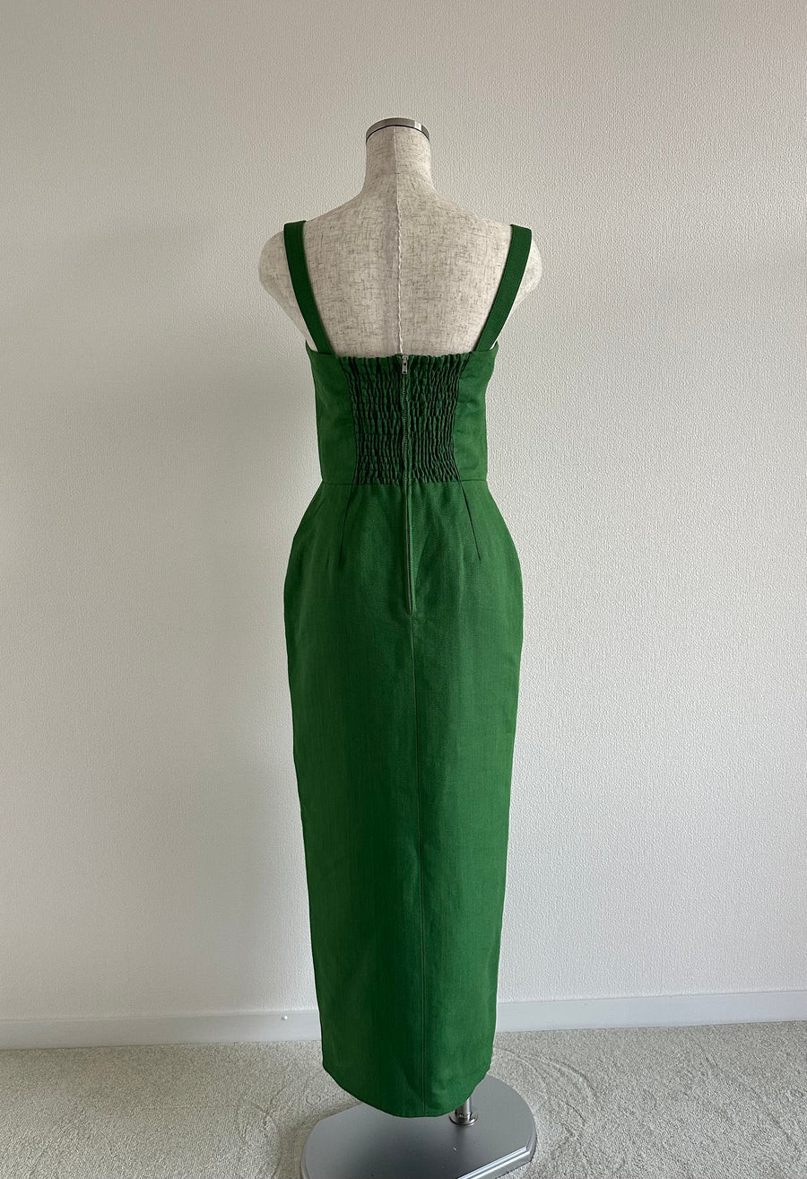 Botanical Linen Dress(No.019)