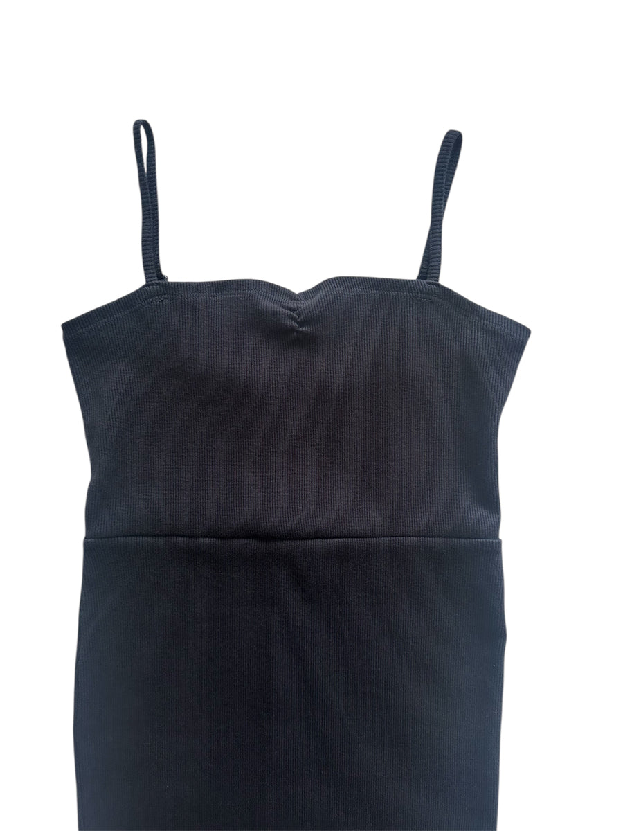 Rib Cotton Dress (No.018)