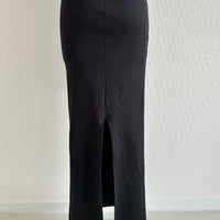 Rib Cotton Dress (No.018)