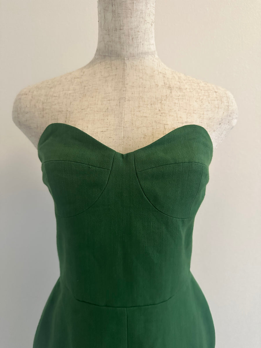 Botanical Linen Dress(No.019)