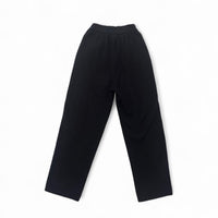 Wool Knit Tuck Pants