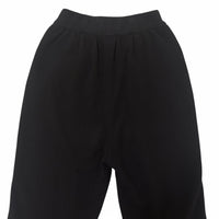 Wool Knit Tuck Pants