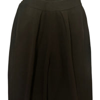 Wool Knit Tuck Pants