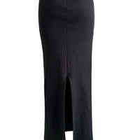 Rib Cotton Dress (No.018)