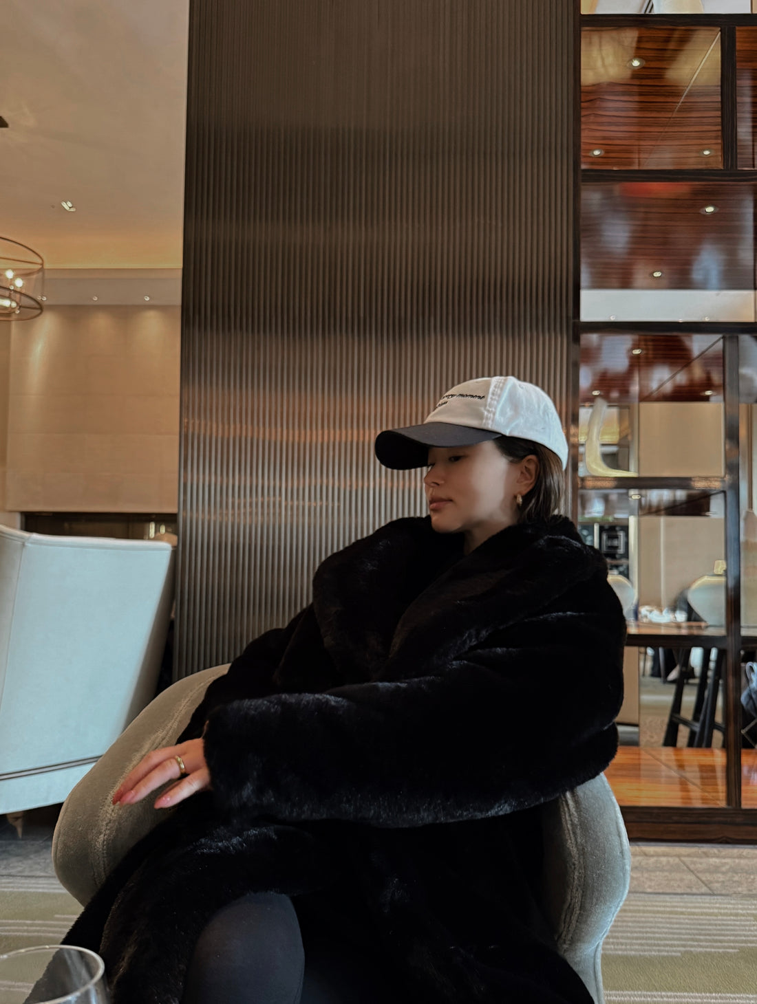 Luxury Eco Fur Coat