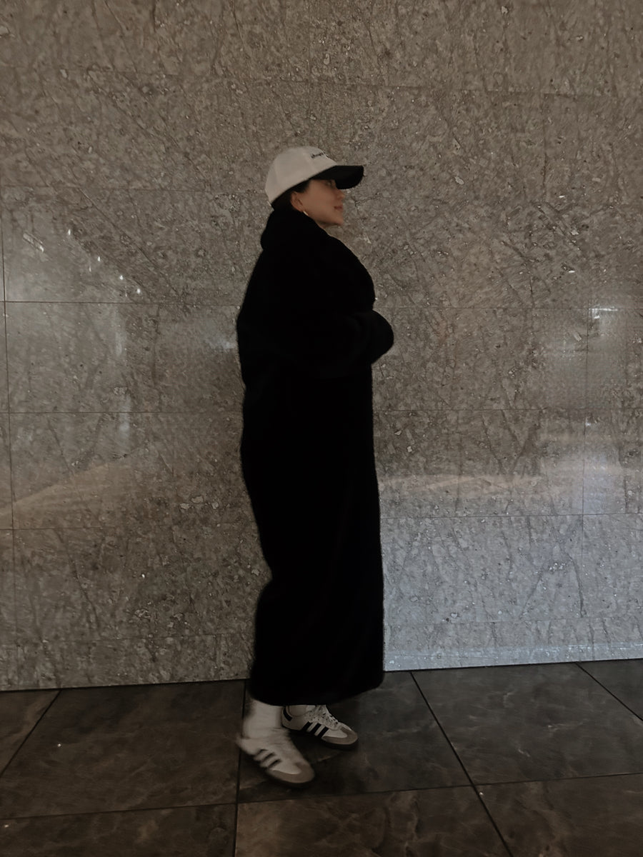 Luxury Eco Fur Coat