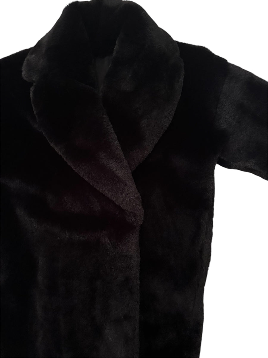 Luxury Eco Fur Coat