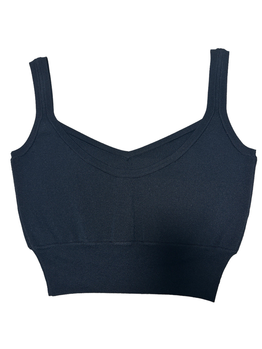 Knit Cropped Tank(No.004)